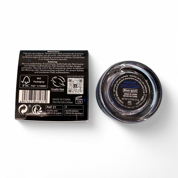 Tim Burton's Corpse Bride Ghostly Glitter Gel Eyeshadow Blue-quet Sheglam - Picture 2 of 4